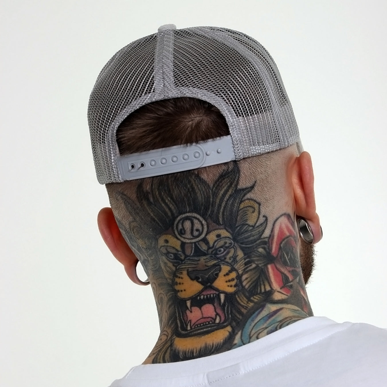 Original Signature Grey Suede Trucker Cap