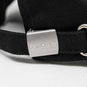 Gouden kenmerkende zwarte baseballpet