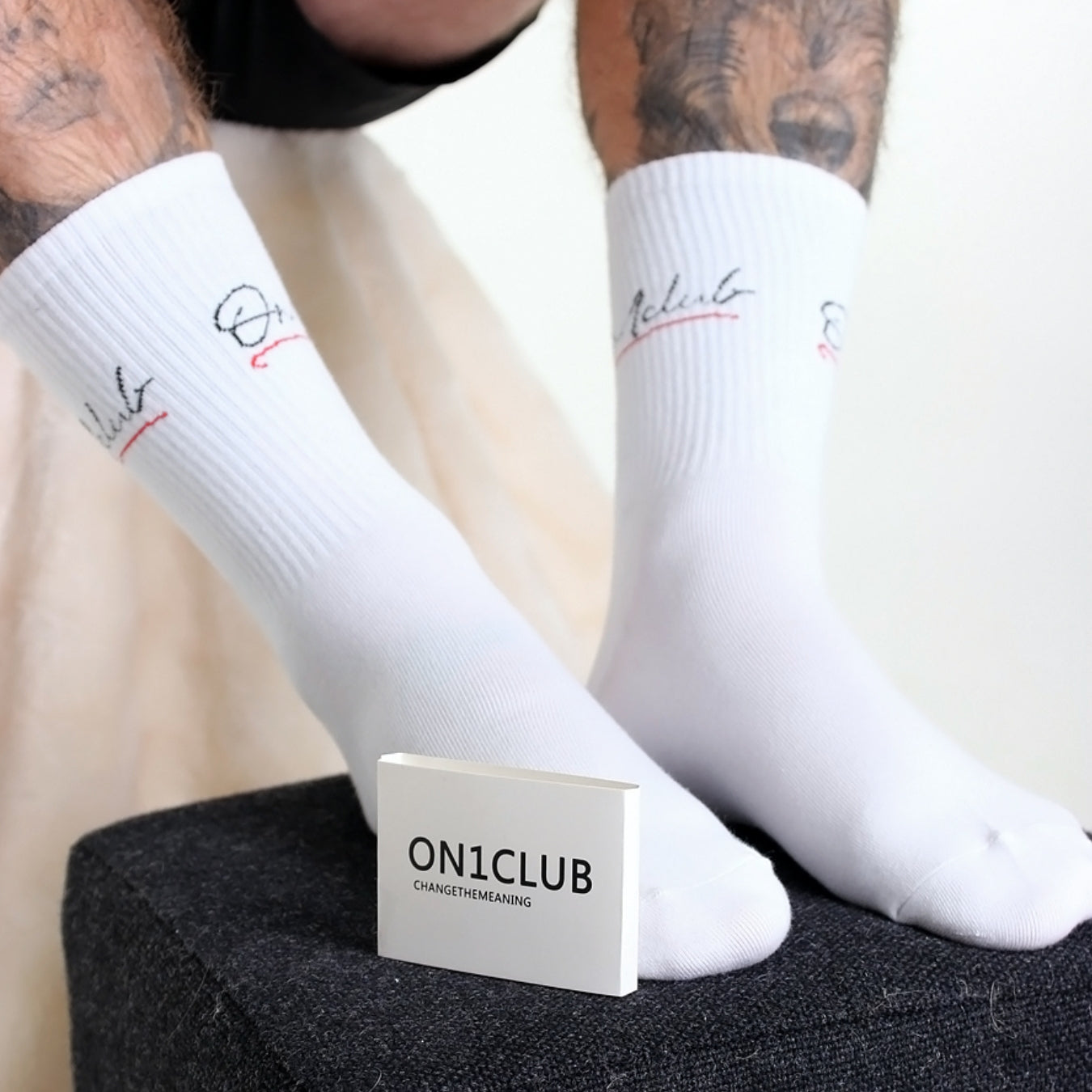 Signature Socks - White