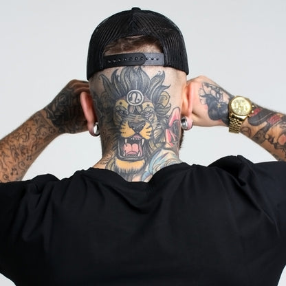 ONEclub Black Suede Trucker Cap